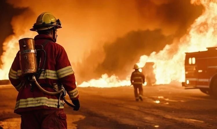 Вчера вечером на улице Дзержинского в Большом Камне загорелось неэксплуатируемое трехэтажное здание