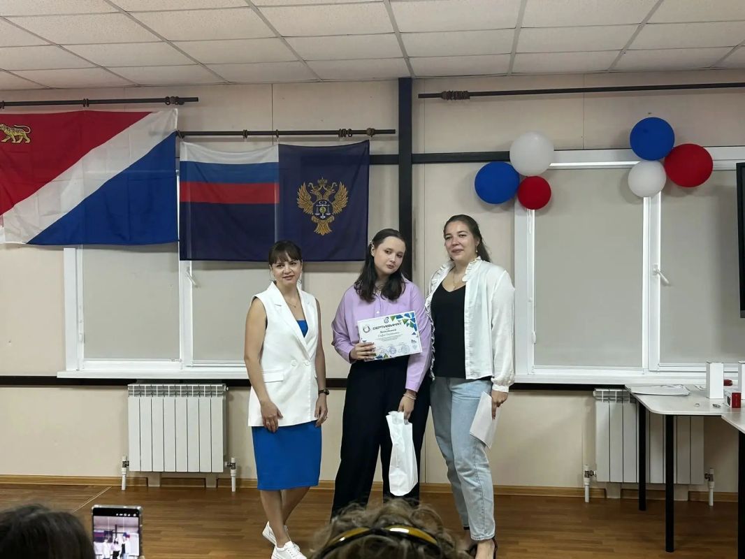 Торжественное награждение детей в Краевом детском центре «Юнга»