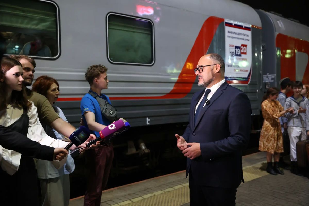 Владивосток: делимся с вами яркими моментами старта поезда «Россия», брендированного к выборам депутатов Государственной Думы девятого созыва Владивосток: делимся с вами яркими моментами старта поезда «Россия», брендированного к выборам депутатов Государственной Думы девятого созыва