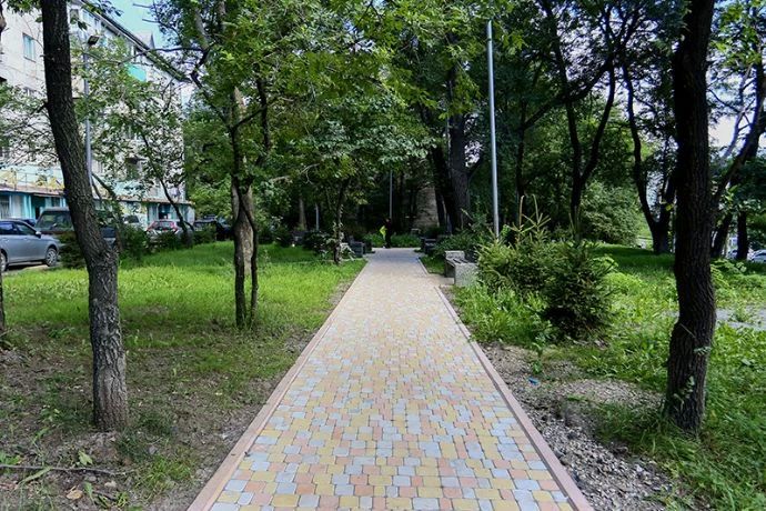Ещё один сквер в Находке преобразился в рамках национального проекта Ещё один сквер в Находке преобразился в рамках национального проекта