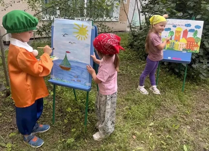Воспитанники детского сада примерили разные роли за смену «Город мастеров и талантов» Воспитанники детского сада примерили разные роли за смену «Город мастеров и талантов»