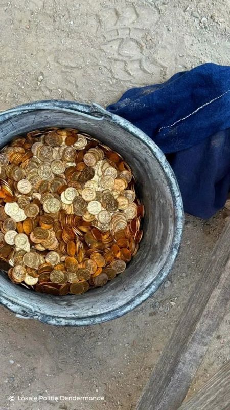 Сейф с золотом на €9 млн нашли прямо в стене дома в Бельгии Сейф с золотом на €9 млн нашли прямо в стене дома в Бельгии