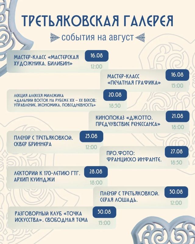 Творческие встречи в Третьяковской галерее