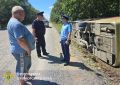 Автобус с детсадовцами перевернулся в Приморье