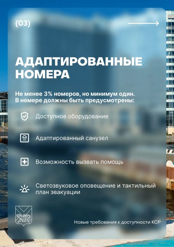 Новые требования к доступности средств размещения Новые требования к доступности средств размещения
