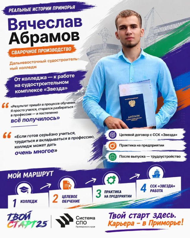 100 из 100. А что дальше?. Для выпускников колледжей Приморья максимальный результат на демонстрационном экзамене - не финальная точка 100 из 100. А что дальше?. Для выпускников колледжей Приморья максимальный результат на демонстрационном экзамене - не финальная точка