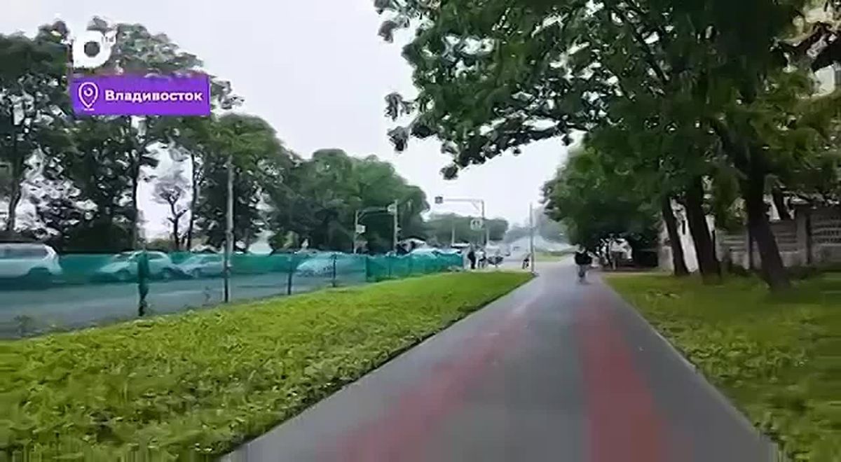 Во Владивостоке на улице Ивановской благоустраивают прогулочную аллею