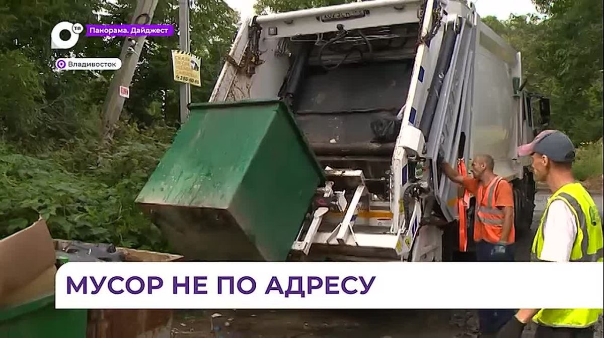 Во Владивостоке регулярно фиксируют сброс коммерческих отходов в неположенных местах