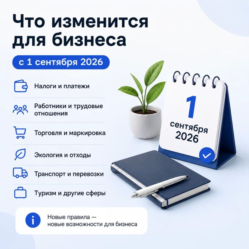 Что изменится для бизнеса с 1 сентября