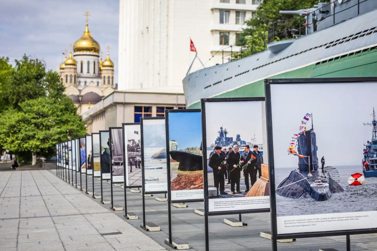 Константин Шестаков: На Корабельной Набережной у подводной лодки С-56 открылась фотовыставка «Курс – глубина: 120 лет подводному флоту России» Константин Шестаков: На Корабельной Набережной у подводной лодки С-56 открылась фотовыставка «Курс – глубина: 120 лет подводному флоту России»