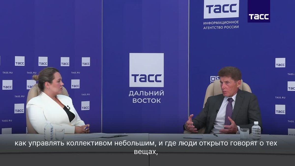 От техникума до губернатора: Кожемяко рассказал ТАСС о своём профессиональном старте