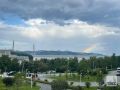 Во время пленарной сессии на ВЭФ над Владивостоком появилась радуга