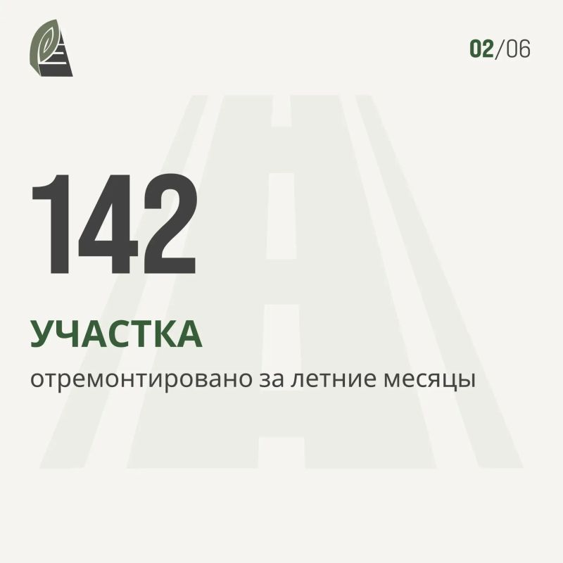 Лето в цифрах: отдел дорожного ремонта Лето в цифрах: отдел дорожного ремонта