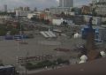 Из-за сильного ветра в центре Владивостока – на улице Адмирала Фокина и набережной Спортивной гавани – отключили фонтаны