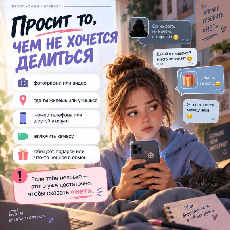 Иногда опасное знакомство в интернете начинается совсем обычно: общие интересы, шутки, помощь в игре или просто приятный разговор Иногда опасное знакомство в интернете начинается совсем обычно: общие интересы, шутки, помощь в игре или просто приятный разговор