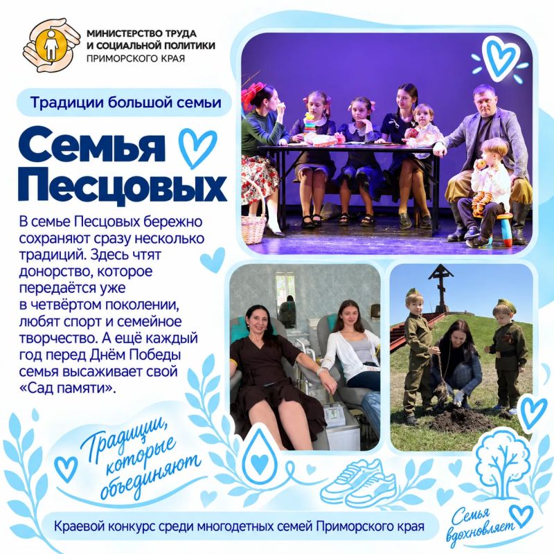 Начинаем народное голосование конкурса «Традиции большой семьи»! Начинаем народное голосование конкурса «Традиции большой семьи»!