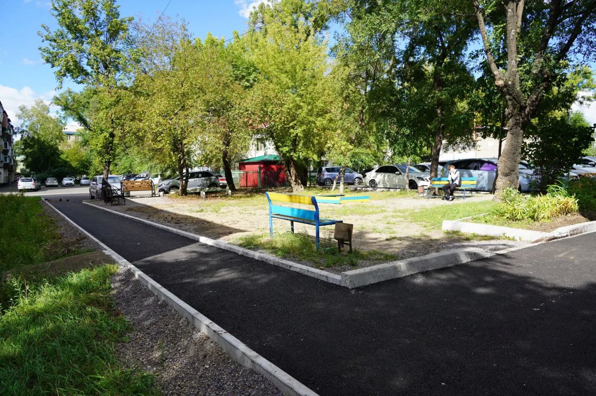Два двора на Тургенева прошли приёмку после благоустройства Два двора на Тургенева прошли приёмку после благоустройства