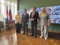 Сегодня, в первый день голосования, Борис Ступницкий, председатель Общественной палаты Приморья, торжественно открыл Центр общественного наблюдения