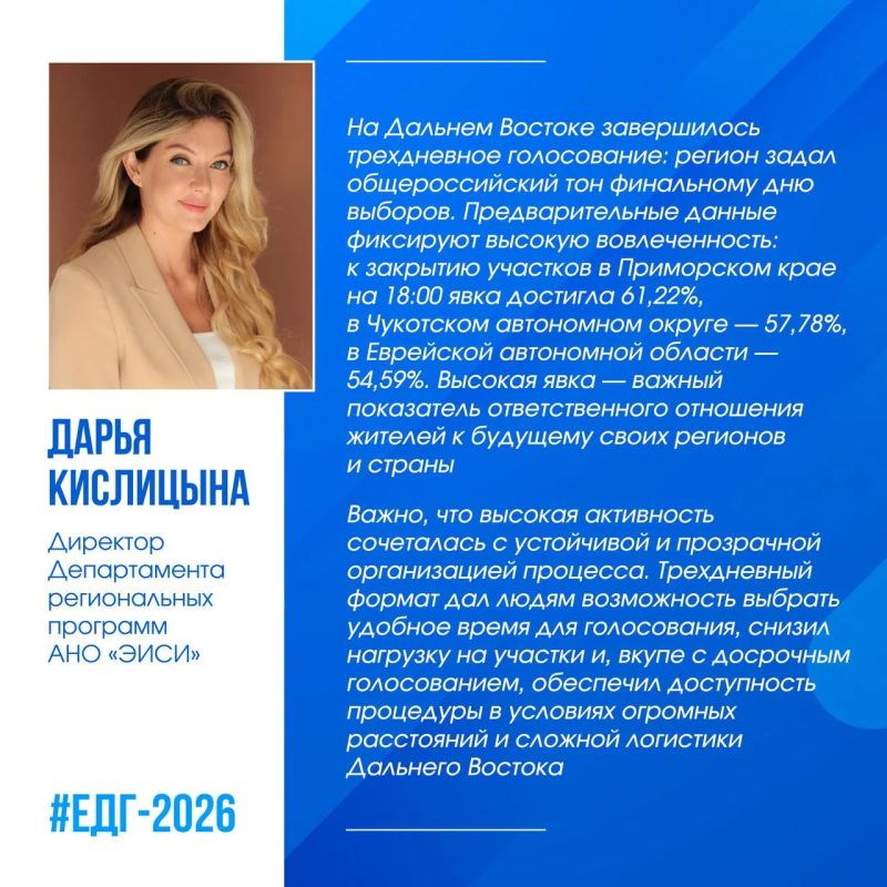 Приморье завершило трёхдневное голосование без нарушений