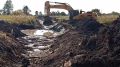 Продолжаются работы по устройству водоотводного канала в селе Новостройка Пожарского муниципального округа