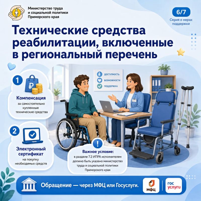 Поддержка рядом. В Приморском крае для людей с инвалидностью предусмотрены дополнительные меры социальной поддержки Поддержка рядом. В Приморском крае для людей с инвалидностью предусмотрены дополнительные меры социальной поддержки