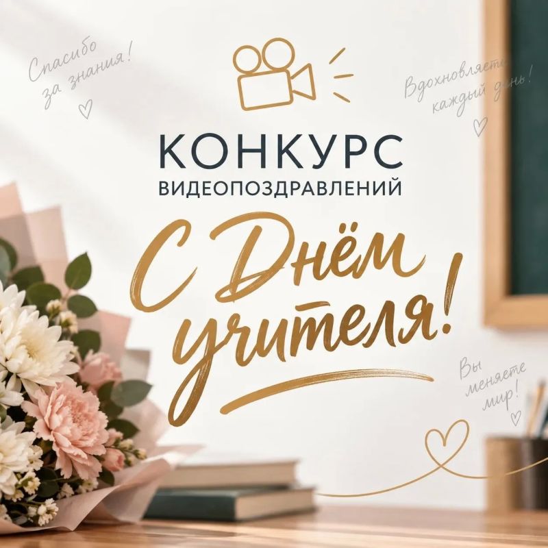 Совсем скоро мы отметим один из самых тёплых и важных праздников — День учителя