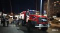 Ещё одна пожарная машина с технической водой стоит на Тихой