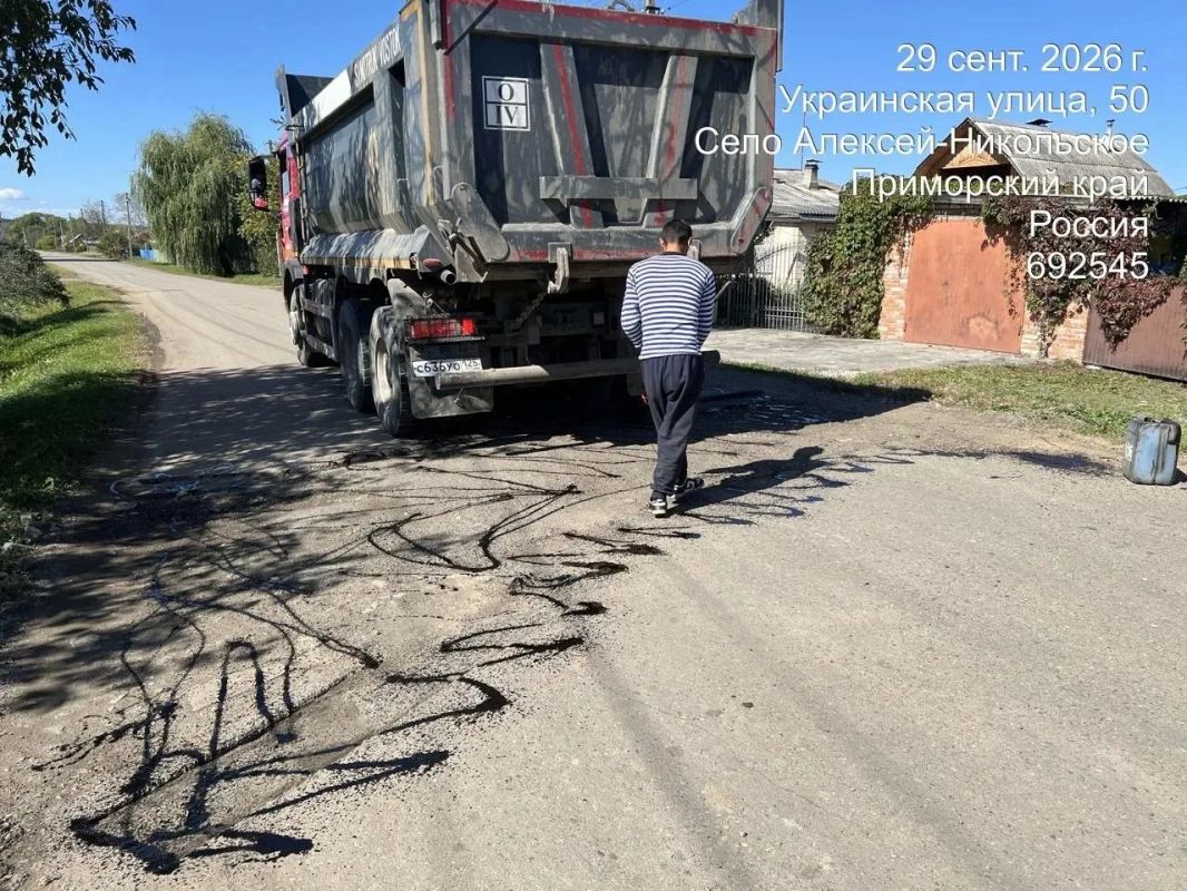 Дорожное покрытие обновили в сёлах Уссурийского округа