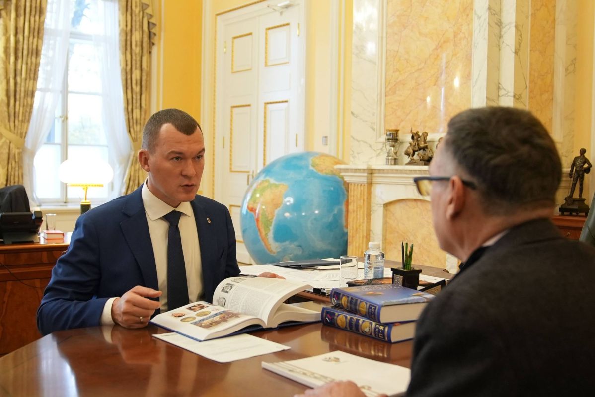 Михаил Дегтярёв: Провел встречу с президентом федерации и главным тренером сборной России по фехтованию Ильгаром Мамедовым Михаил Дегтярёв: Провел встречу с президентом федерации и главным тренером сборной России по фехтованию Ильгаром Мамедовым
