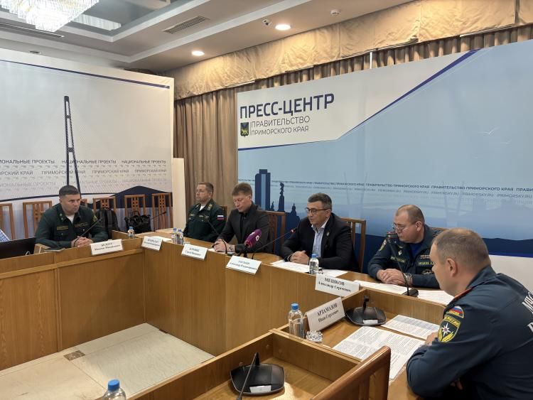 Во Владивостоке прошла пресс-конференция о готовности Приморья к осеннему пожароопасному периоду