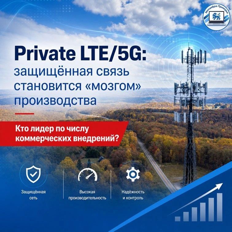Private LTE/5G— это выделенные мобильные сети стандартов LTE или 5G, развернутые в интересах конкретного предприятия на определенной территории
