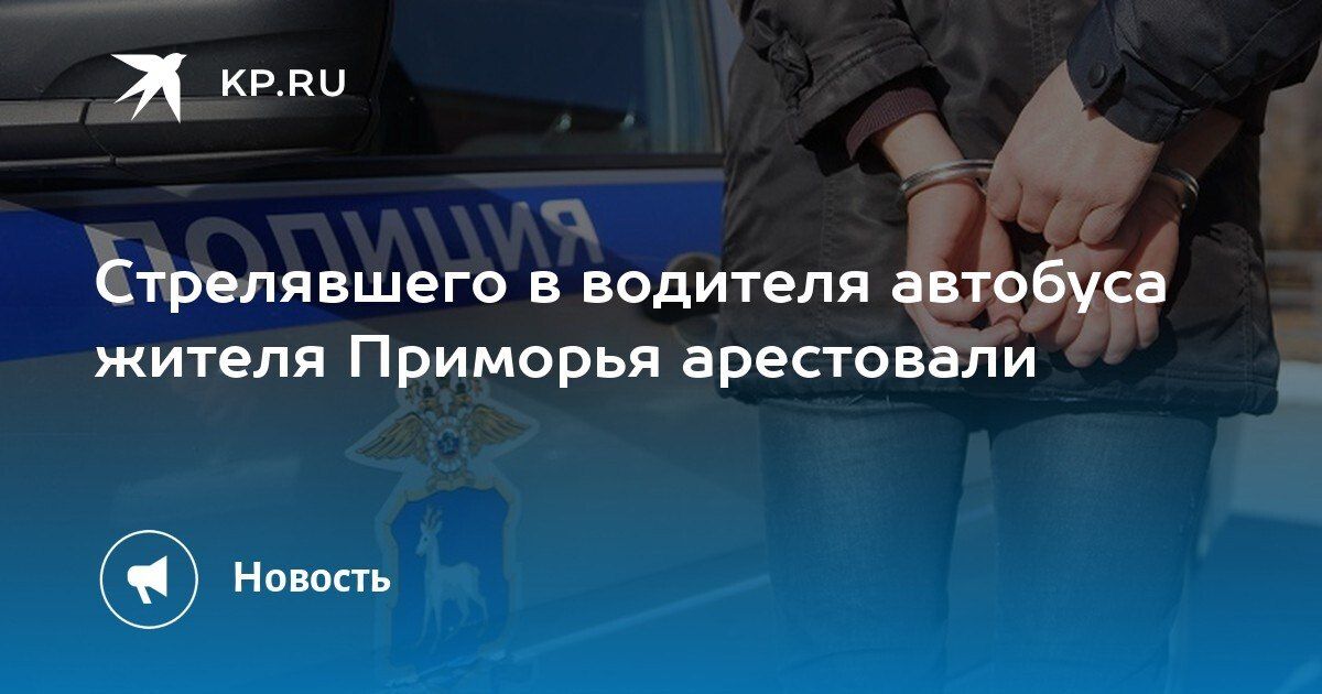Стрелял в водителя автобуса: жителя Приморья арестовали