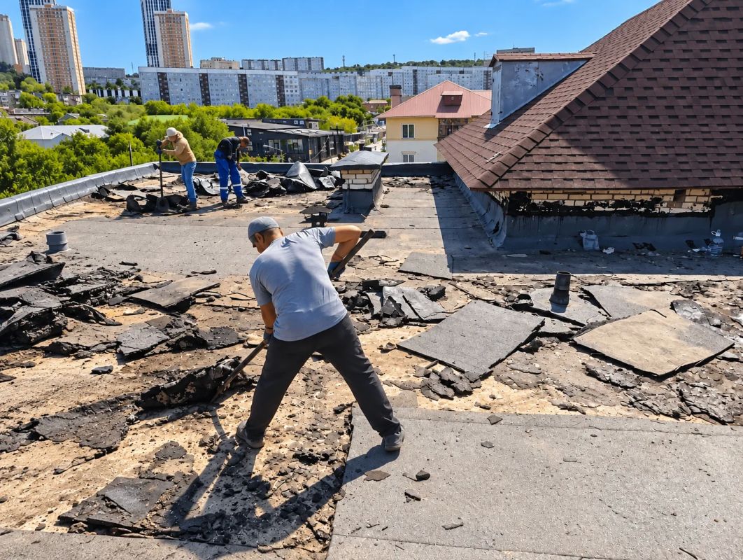 Во Владивостоке капитально ремонтируют крышу спортивной школы «Бастион» Во Владивостоке капитально ремонтируют крышу спортивной школы «Бастион»