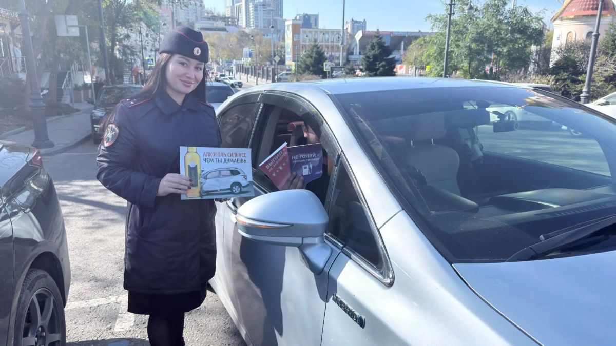 В преддверии Дня Автомобилиста сотрудники Госавтоинспекции Владивостока провели профилактическую акцию В преддверии Дня Автомобилиста сотрудники Госавтоинспекции Владивостока провели профилактическую акцию